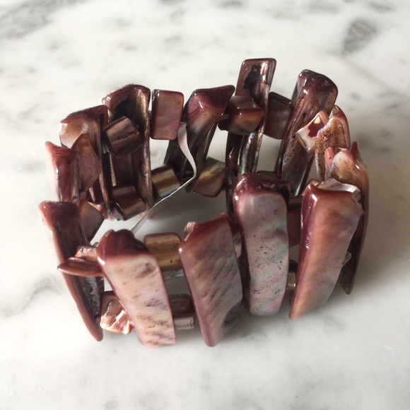 NWT Stretch SeaShell Bracelet - Picture 7 of 8